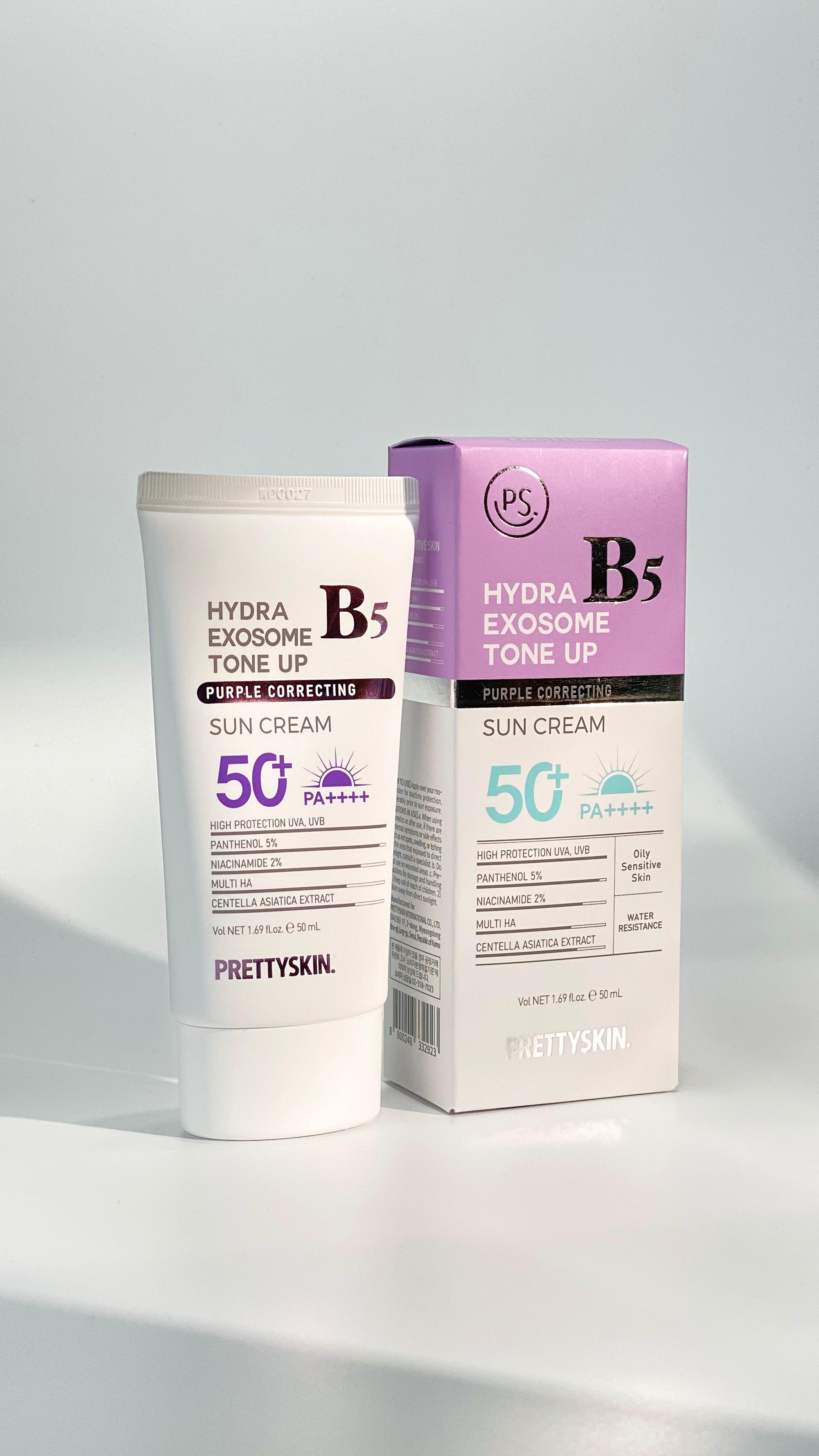 Hydra B5 Exosome Tone Up Purple Correcting Sun Cream