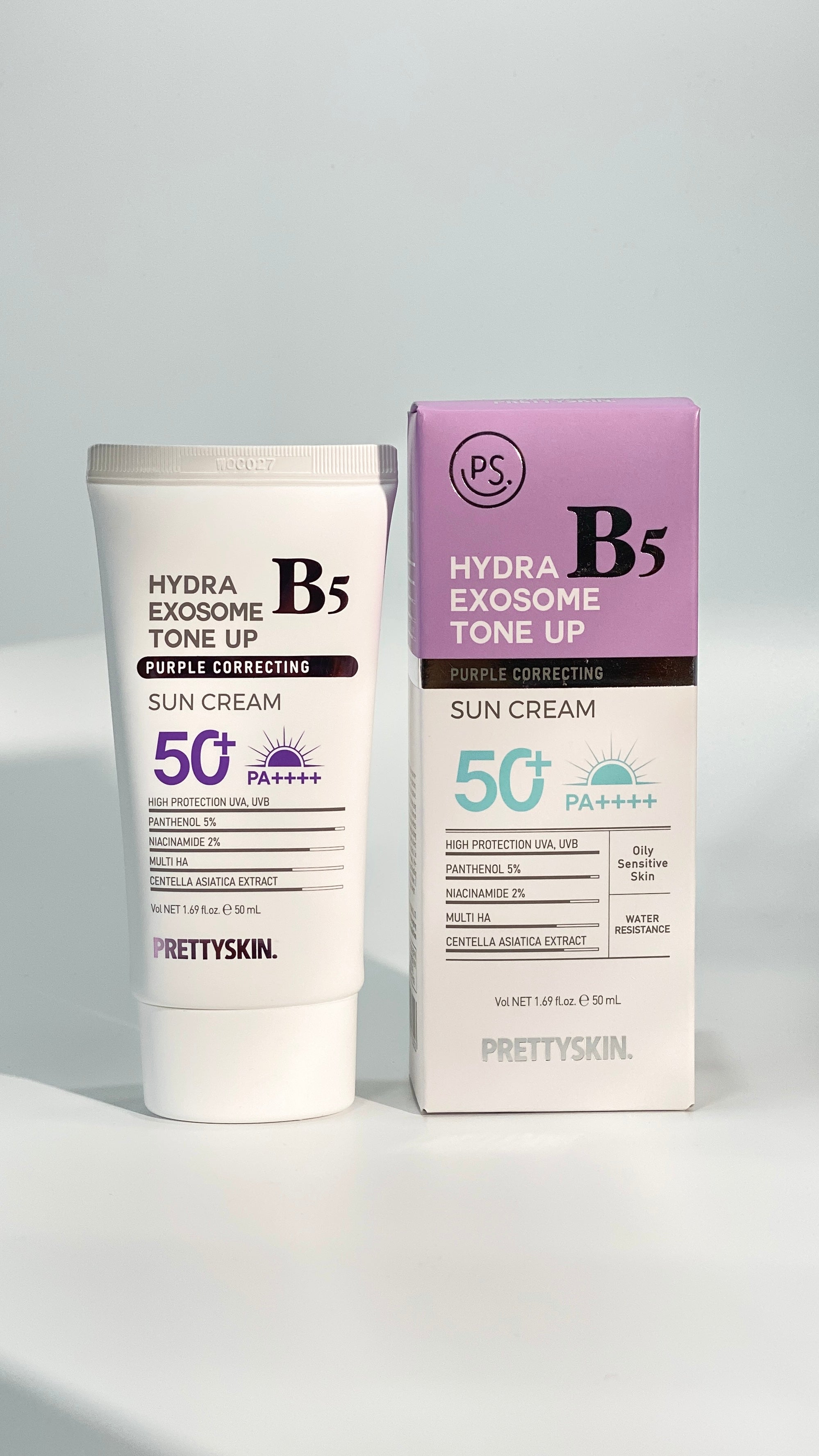 Hydra B5 Exosome Tone Up Purple Correcting Sun Cream