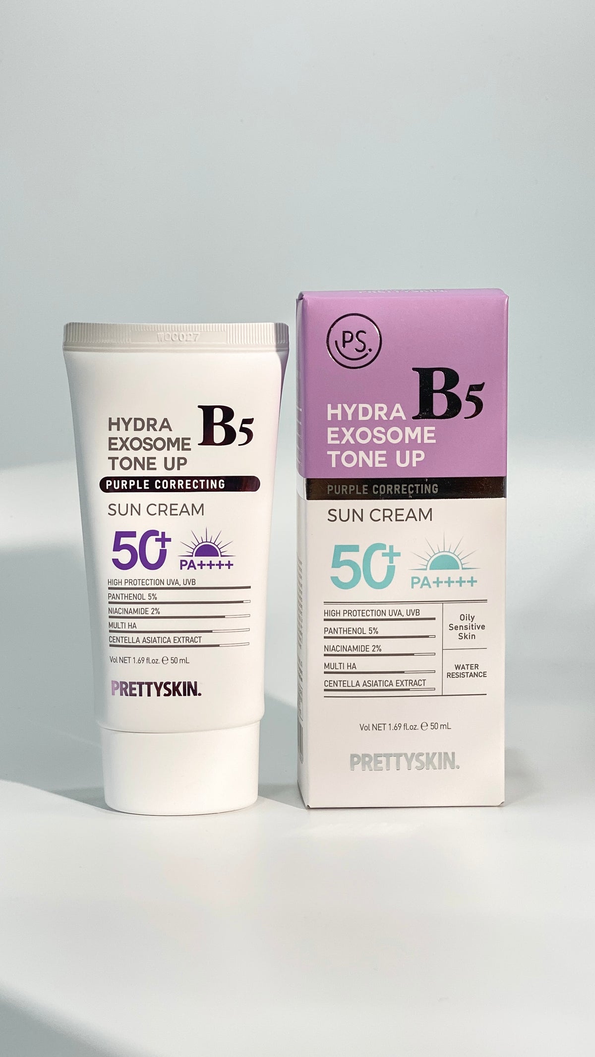 Hydra B5 Exosome Tone Up Purple Correcting Sun Cream
