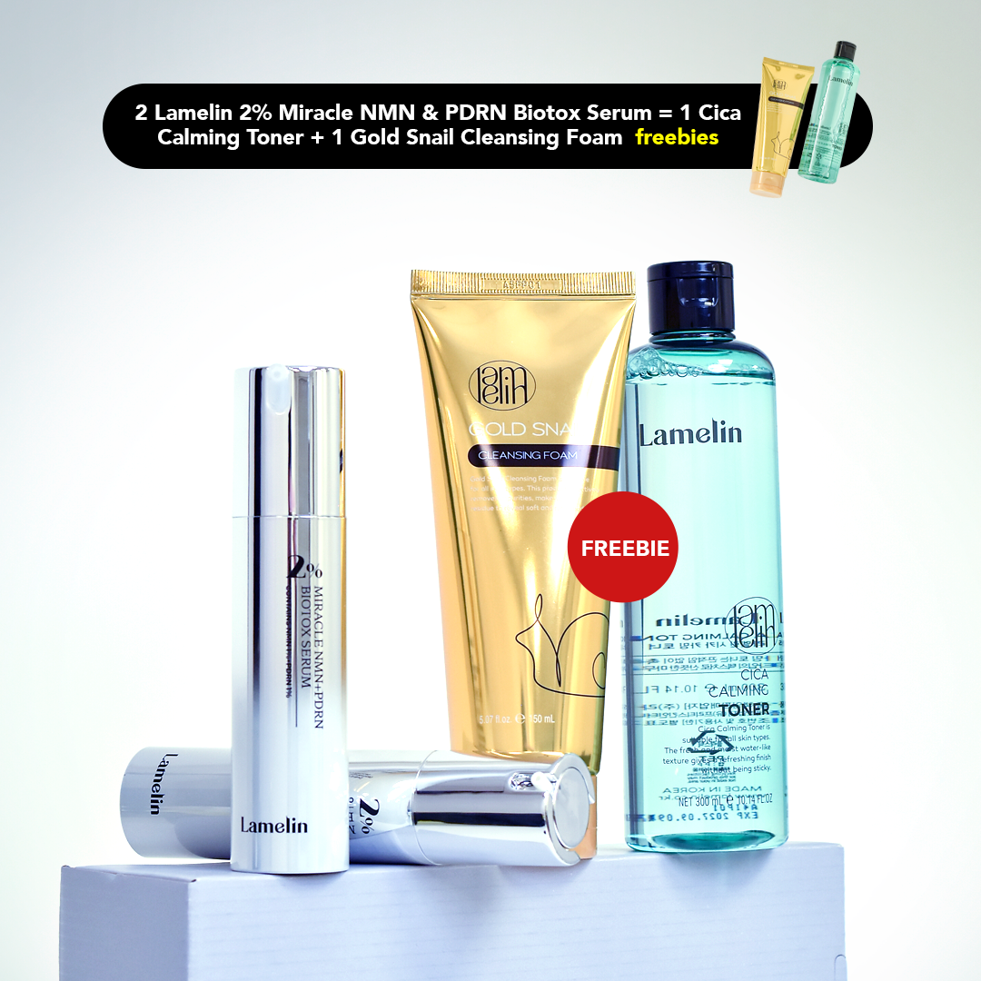 2 NMN PDRN BIOTOX SERUM WITH FREE TONER & CLEANSING FOAM