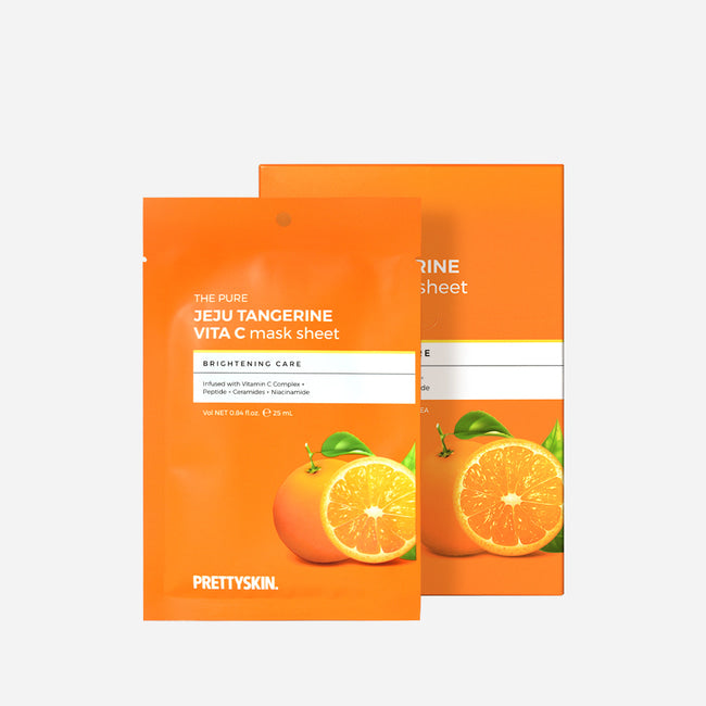 THE PURE JEJU Tangerine Vita C Mask Sheet