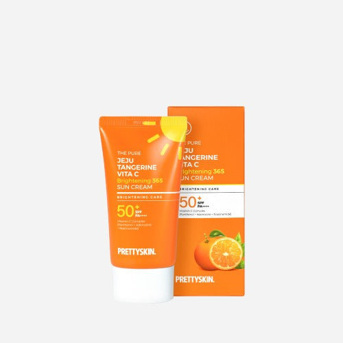 THE PURE JEJU Tangerine Vita C Brightening 365 Sun Cream