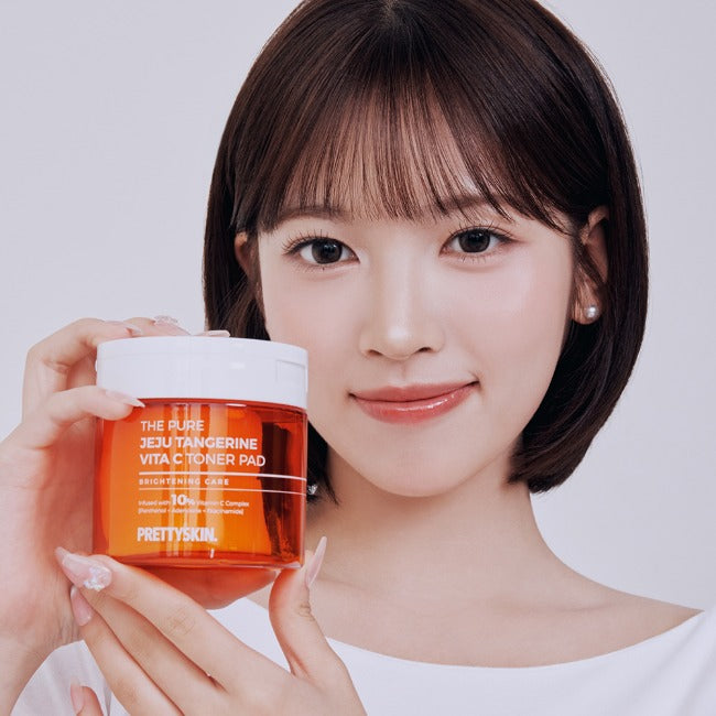 THE PURE JEJU Tangerine Vita C Toner Pad
